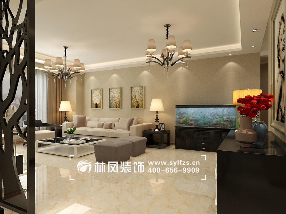 奧園廣場(chǎng)-135平-現(xiàn)代簡約-客廳2.jpg